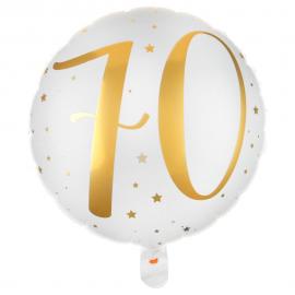 70 År Folieballon Stjerner