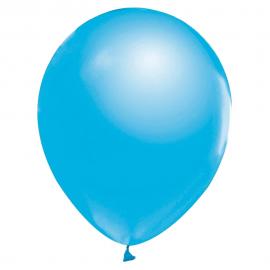 Latexballoner Metallic Lyseblå