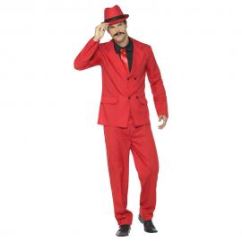 Zoot Suit Kostume Rød
