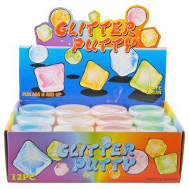 Glitterputty i Tre Farver