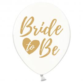 Bride To Be Latexballoner Guld