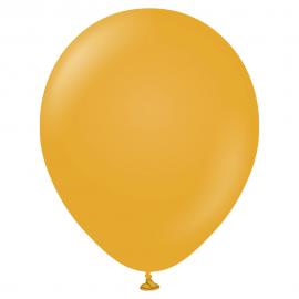 Sennepsgule Store Standard Latexballoner Mustard