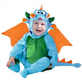 Baby Drage Kostume Blå