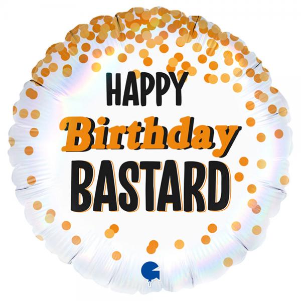 Happy Birthday Bastard Folieballon