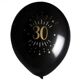 Balloner 30 År Birthday Party Guld
