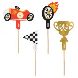 Cake Toppers Racing 4-pak