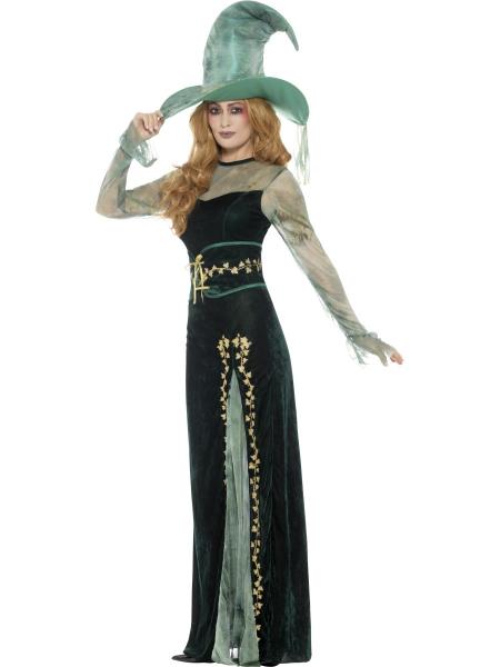 Heksekjole Emerald Kostume