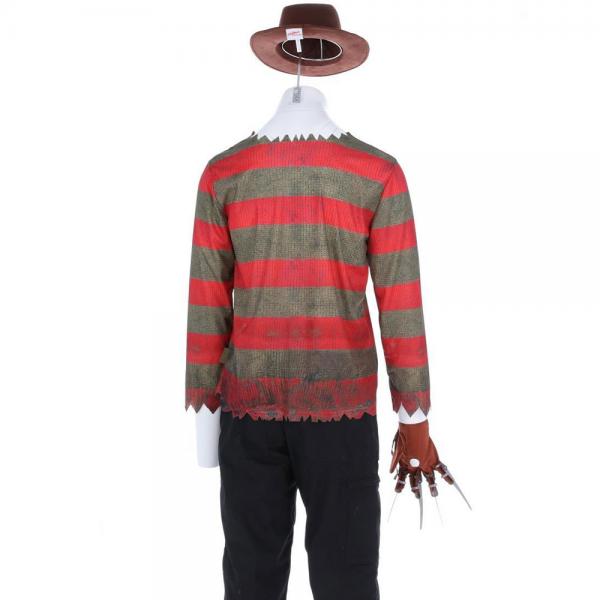 Freddy Krueger Trje med Hat og Handske