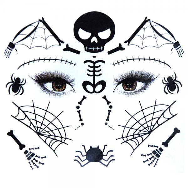 Halloween Midlertidige Tatoveringer E