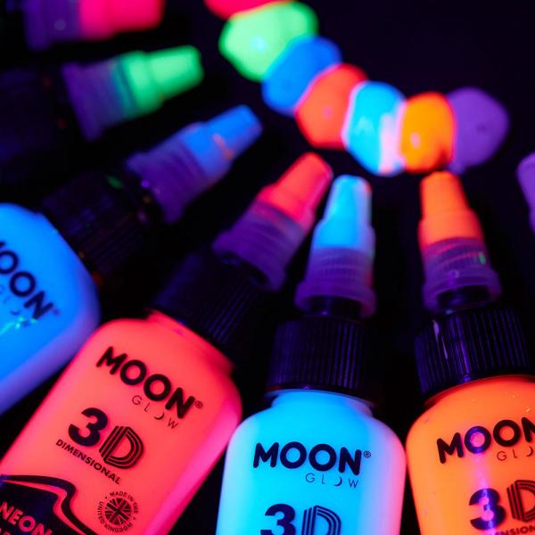 Moon Glow Neon UV Tekstilfarve 30 ml