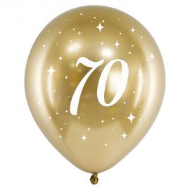 70-års Balloner Guld