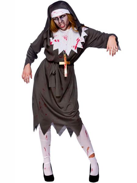 Zombie Nonne Kostume Udkldning