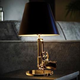 Pistol Lampe Guld