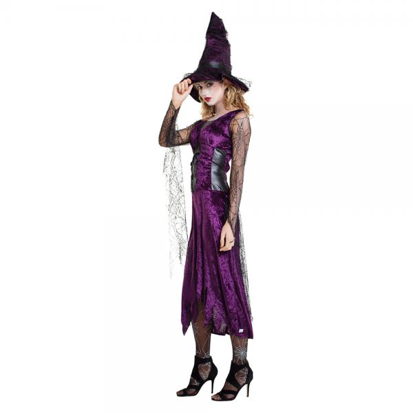 Purple Witch Kostume Deluxe