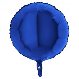 Stor Rund Folieballon Mørkeblå