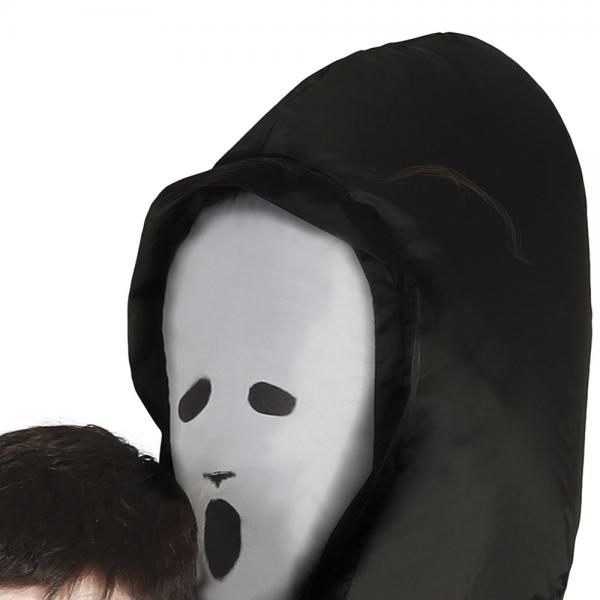 Oppustelig Grim Reaper med Halv Krop Kostume