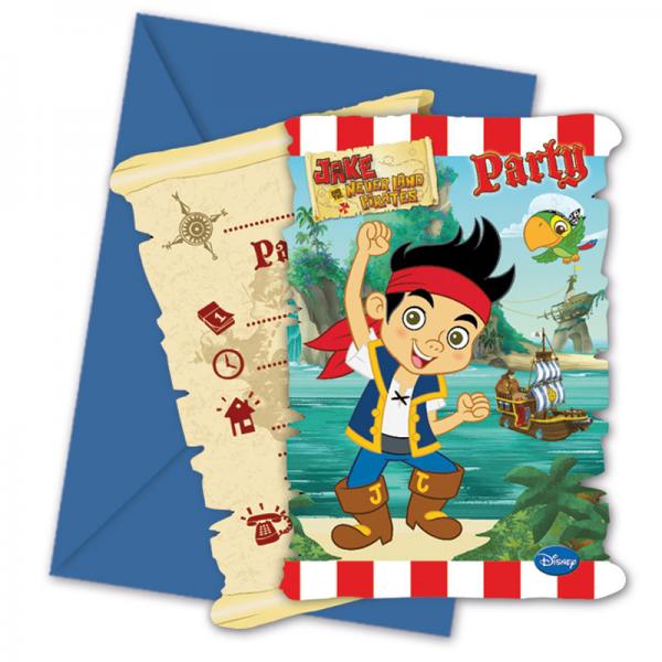Jake og Piraterne Invitationskort