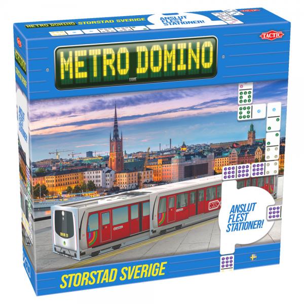 Metro Domino Storstad Sverige Spil