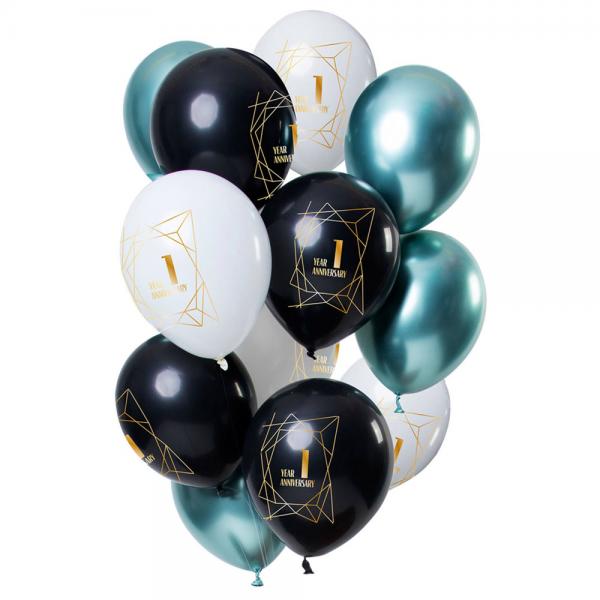 1 Year Anniversary Balloner Luxury Emerald