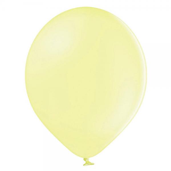 Sm Pastel Lysegule Latexballoner 100-pak
