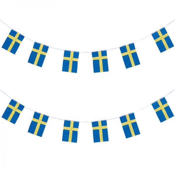 Sverige Flagguirlande