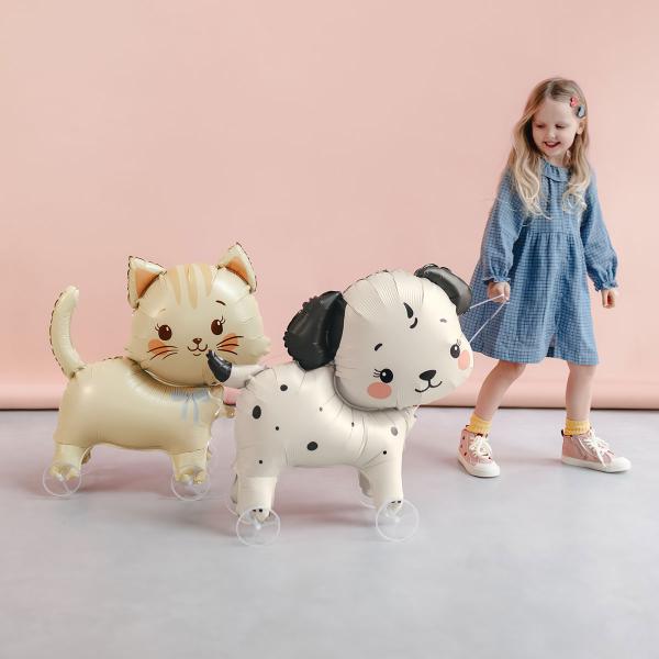 Folieballon Hund på Hjul 70 x 59 cm