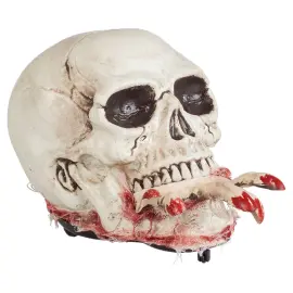 Kravlende Dødningehoved Halloween Prop