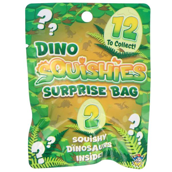 Squishy Dinosaurer Samlerfigurer 2-pak