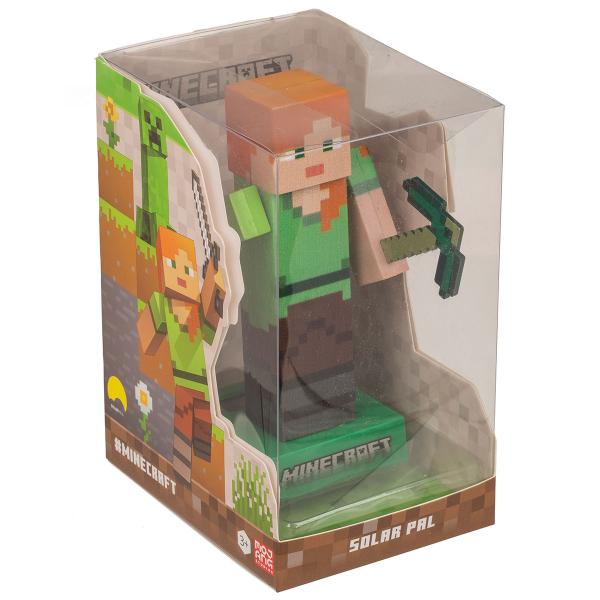 Minecraft Alex Solcellefigur 13 cm