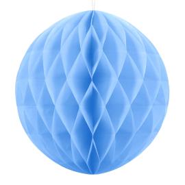 Hængende Honeycomb Lyseblå 40 cm