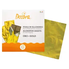 Chokoladefolie Guld 150-pak