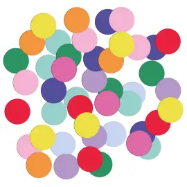 Konfetti Prikker Flerfarvet 300-pak