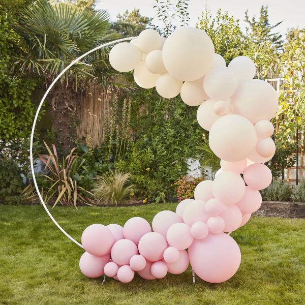 Ballonbue Sæt Nude og Lyserød