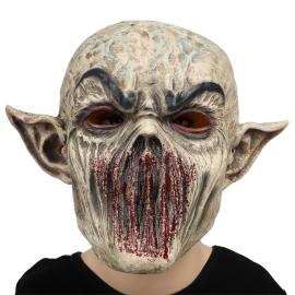 Held&aelig;kkende Latexmaske Uhyggelig Goblin