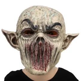 Held&aelig;kkende Latexmaske Uhyggelig Goblin