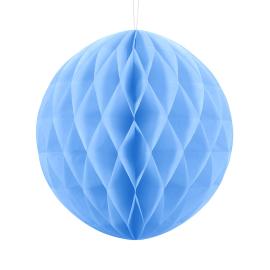 Hængende Honeycomb Lyseblå 30 cm