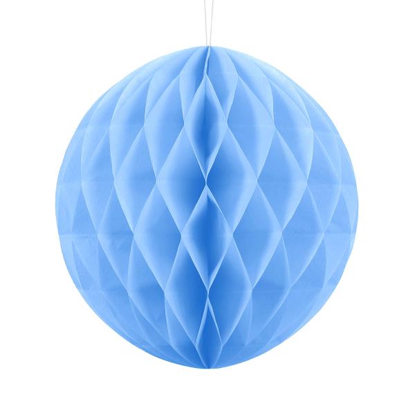 Hængende Honeycomb Lyseblå 30 cm
