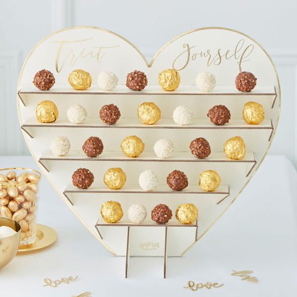 Chokolade Stativ Treat Yourself Hjerte