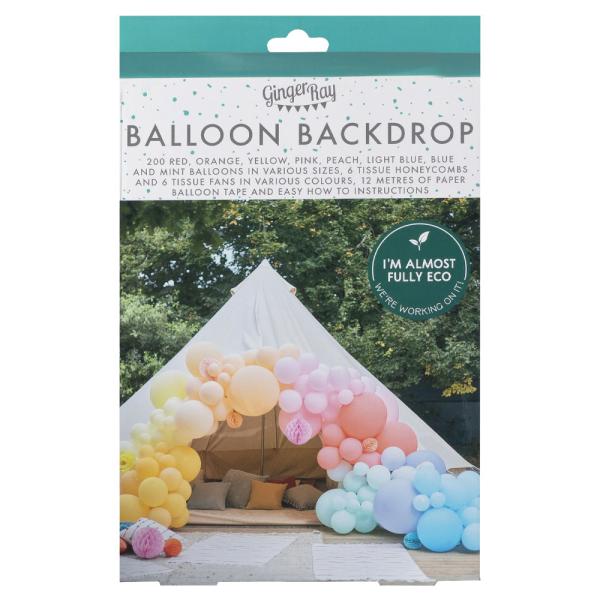 Ballonbue med Dekorationer Luxe Bright