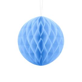 Hængende Honeycomb Lyseblå 20 cm