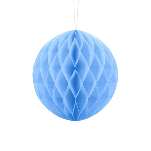 Hængende Honeycomb Lyseblå 20 cm