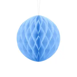 Hængende Honeycomb Lyseblå 20 cm