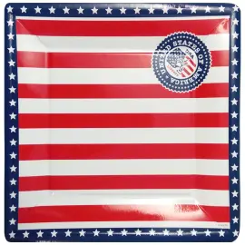 USA Paptallerkener Firkantede