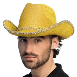 Cowboyhat Glitrende Guld