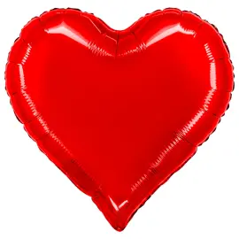 Rødt Hjerte Folieballon