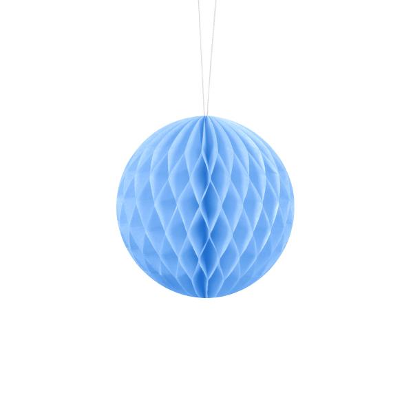 Hængende Honeycomb Lyseblå 10 cm