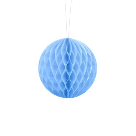 Hængende Honeycomb Lyseblå 10 cm