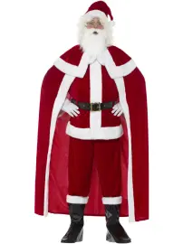 Julemandskostume med Kappe Deluxe