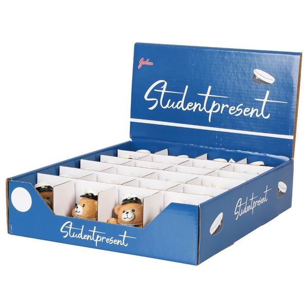 Studentpynt Bjørn 5 x 6 cm