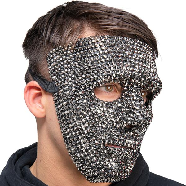 Statue Maske med Rhinsten